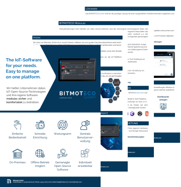 BITMOTECOsystem - Technologie - Datenblatt